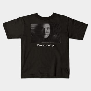 Rami Malek - Mr Robot - fsociety Kids T-Shirt